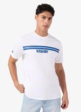 Calvin Klein Jeans Bisiklet Yaka Baskılı Beyaz Erkek T-Shirt LV04RE811GYAA Beyaz T-Shirt
