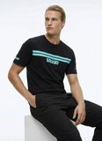 Calvin Klein Jeans Siyah Erkek Standart Baskılı T-Shirt LV04RE811GUB1 Siyah T-Shirt