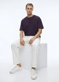 Calvin Klein Mor Erkek T-Shirt LV04LE211GCR1_SS 2 TONE PIQUE BUNGE