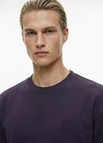 Calvin Klein Mor Erkek T-Shirt LV04LE211GCR1_SS 2 TONE PIQUE BUNGE