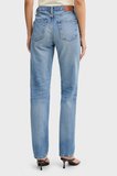 Tommy Hilfiger Pamuklu Straight Fit Orta Bel Jeans Bayan KOT PANTOLON WW0WW48569 1A7 MAVİ