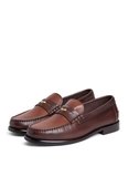 Tommy Hilfiger Kahve Erkek Deri Klasik Ayakkabı HILFIGER PENNY CRUST LTH LOAFER