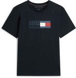 TOMMY HILFIGER Erkek Marka Logolu Günlük Kullanıma Uygun Lacivert T-Shirt MW0MW42366 DW5
