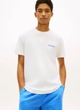 Tommy Jeans Ekru Erkek Regular Fit Baskılı T-Shirt DM0DM22547YBL Ekru T-Shirt