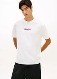Tommy Jeans Ekru Erkek Regular Fit Baskılı T-Shirt DM0DM22534YBL Ekru T-Shirt