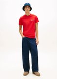 Tommy Jeans Kırmızı Erkek Regular Fit Baskılı T-Shirt DM0DM22538XL8 Kırmızı T-Shirt