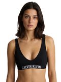 Calvin Klein Kadın Siyah Yuvarlak Yakalı Bralet Bikini Üstü LV00Q61211 