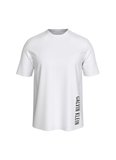 Calvin Klein Beyaz Erkek Normal Logo Baskılı T-Shirt LV00NM3019100