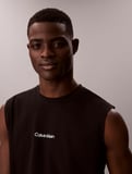 CALVIN KLEIN Erkek Marka Logolu Günlük Kullanıma Uygun Siyah T-Shirt LV00NM3023 UB1