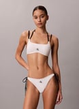Calvin Klein Bej Kadın Standart Fit Bikini Üst BRALETTE