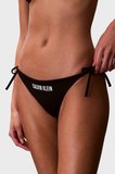 Calvin Klein Logolu Bağlamalı Bikini Altı LV00Q61220UB1 Bayan BİKİNİ ALTI LV00Q61220 UB1 SİYAH