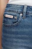 Calvin Klein Pamuklu Skinny Bootcut Fit Yüksek Bel Jeans LV047F666GQ0P Bayan KOT PANTOLON LV047F666G Q0P MAVİ
