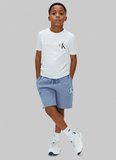 Calvin Klein Mavi Erkek Çocuk Baskılı Şort LV1CKSJC51CGH