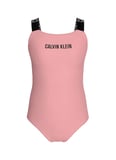 Calvin Klein Pembe Kız Çocuk Baskılı Mayo KY0KY00098TFL