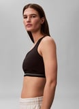 Calvin Klein Siyah Kadın Sporcu Büstiyer Icon Sport Piping Bra