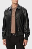 Calvin Klein Logolu Regular Fit Ceket Yaka Mont LV04RG406GUB1 Erkek MONT LV04RG406G UB1 SİYAH