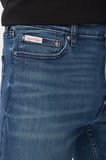 Calvin Klein Pamuklu Slim Fit Normal Bel Jeans LV04RG794GXHM Erkek KOT PANTOLON LV04RG794G XHM MAVİ