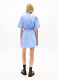 Tommy Jeans Mavi Kadın Gömlek Elbise TJW MINI STRIPE SHIRT DRESS