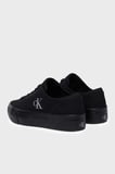 Calvin Klein Logolu Kanvas Sneaker Ayakkabı YW0YW017630GJ Bayan AYAKKABI YW0YW01763 0GJ SİYAH