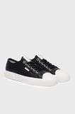 Calvin Klein Deri Logolu Sneaker Ayakkabı HW0HW03077BEH Bayan AYAKKABI HW0HW03077 BEH SİYAH