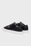 Calvin Klein Deri Logolu Sneaker Ayakkabı HW0HW03077BEH Bayan AYAKKABI HW0HW03077 BEH SİYAH