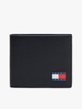 TJM HERITAGE LEATHER CC WALLET Erkek Siyah Cüzdan - AM0AM14356