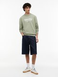 TJM GRAPHIC CREWNECK EXT Erkek Yeşil Sweatshirt - DM0DM23392