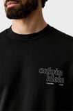 Calvin Klein % 100 Pamuk Logolu Regular Fit Bisiklet Yaka Sweat LV04RG274GUB1 Erkek SWEAT LV04RG274G UB1 SİYAH
