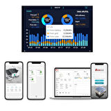 Uhome 8kW/10,24 kWh Monofaze Hybrid Enerji Depolama Sistemi