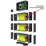 Uhome 8kW/10,24 kWh Monofaze Hybrid Enerji Depolama Sistemi