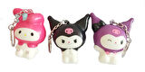 (3 Adet ) Kuromi Squishy Ufak Boy 6x5 cm Farklı Renkler