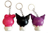 (3 Adet ) Kuromi Squishy Ufak Boy 6x5 cm Farklı Renkler