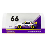 1:64 Diecast Mazda Pandem RX7 FC3S Purple White Tarmac Model Araba