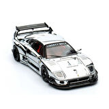 1:64 Diecast Ferrari F40 Chrome Silver LBWK F40 Hobby Expo China 2024 Inno Model Araba