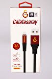 GALATASARAY ORJINAL LİSANSLI Data+Sarj Kablosu KBL-1905 3A Micro Usb 1MT
