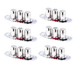 Omnipazar Büyük Boy Gondol Tuzluk Takımı Paslanmaz Çelik 6 Adet