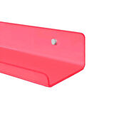  Duvar Raf (Neon Pembe 40cm x 10cm)