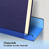  Duvar Raf (Transparan Mavi 40cm x 10cm)