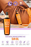 SunBae Sun Oil %100 Doğal Nemlendiren Bronzlaştırıcı Yağ 150ml Havuç Kakao Argan Avokado Hindistan Cevizi