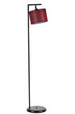 SMART SİYAH SİLİNDİR HASIR BORDO ABAJURLU LAMBADER