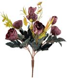 Yapay Çiçek Erengül Demeti 5 Dallı Bordo