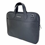 Ççs London 71454  Vegan Evrak Laptop Çantası 15 İnç Siyah
