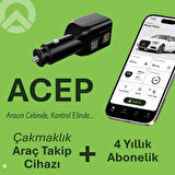 Acep Araç Takip Sistemi (Çakmaklık) + 4 Yıllık Abonelik