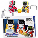 Silverlit Yarışan Robot Kickabot İkili Robot Set 3in1 arada Set