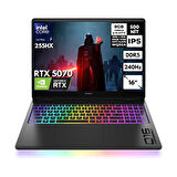 HP Omen Max 16-AH0021NT Ultra 7-255HX 32-GBDDR5 2 TBSSD RTX5070 (8GB-GDDR7) 16" 240Hz 2K WQXGA Windows 10 Home Gaming Notebook B92QXEAHMF87