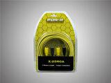 For-X X-25RCA-5 METRE-PVC KAPLAMA-YÜKSEK KALİTEDE SİNYAL TAŞIMA-PROFESYONEL ANFİ RCA KABLOSU