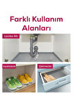 2mtx60cm Kabartma Desenli Kendinden Yapışkanlı Folyo- Mutfak, Banyo, Tezgah, Duvar Kâğıdı 