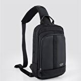 Ççs 51488 Tek Omuz Askılı Sırt ve Göğüs Çantası Siyah