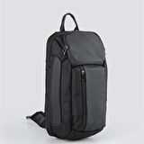 Ççs 51464 Tek Omuz Askılı Sırt ve Göğüs Çantası Siyah