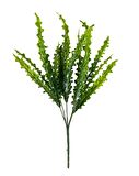 Yapay Çiçek Kıvırcık Saz Yeşil 5 Dallı 40*20cm Aradal Garnitür Çiçek 